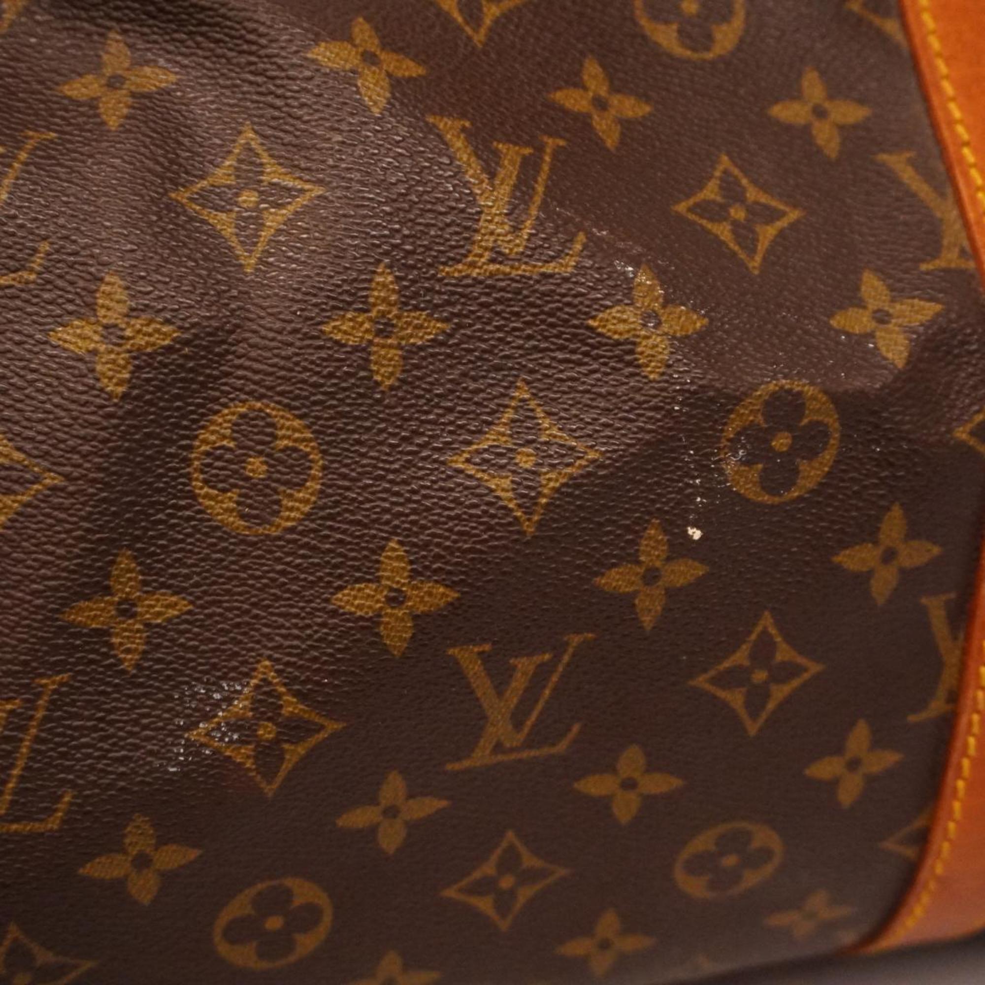 Louis Vuitton Boston Bag Monogram Keepall 55 M41424 Brown Men's Women's