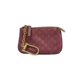Gucci Wallet/Coin Case Guccissima 233183 Leather Pink Champagne Women's