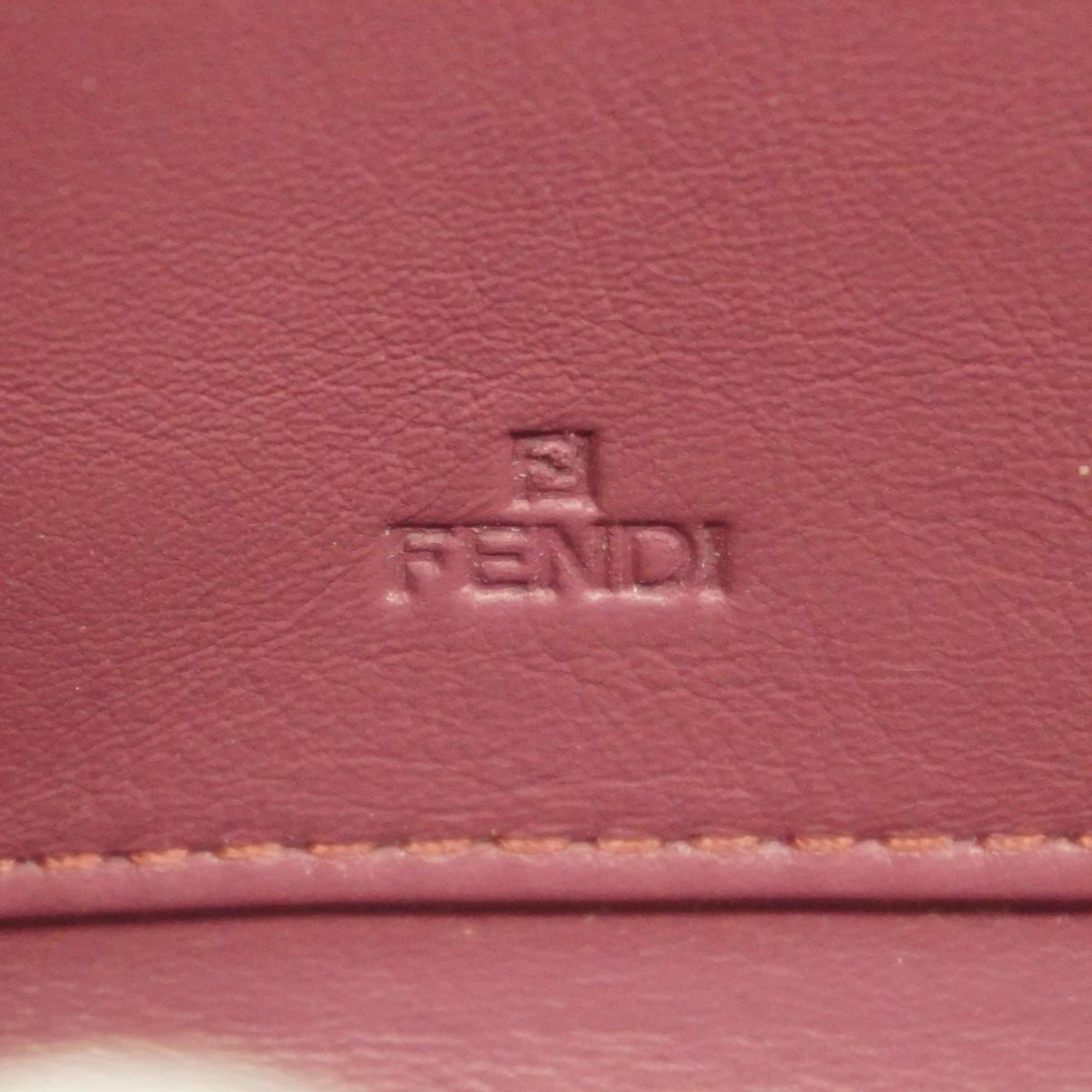 Fendi Long Wallet Zucca White Women's