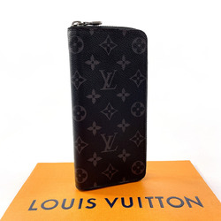 LOUIS VUITTON Louis Vuitton Zippy Wallet Vertical M62295 Long Monogram Eclipse Black Men's F4034416