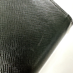 LOUIS VUITTON Louis Vuitton Zippy Wallet Vertical M30503 Long Taiga Black Men's N4044621