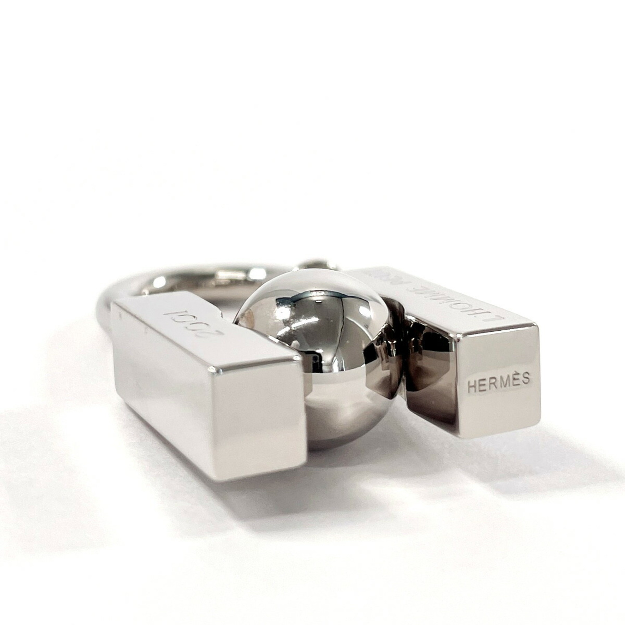 HERMES Hermes In Search of the Unknown Beauty Earth 2001 Limited Edition Padlock Metal Silver Unisex N4034216