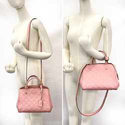 LOUIS VUITTON Louis Vuitton Montaigne BB M44123 Handbag Monogram Empreinte Pink Women's F4044554