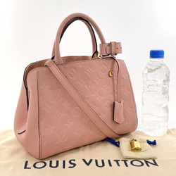 LOUIS VUITTON Louis Vuitton Montaigne BB M44123 Handbag Monogram Empreinte Pink Women's F4044554