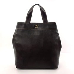CHANEL Handbag Matte Caviar Skin Dark Brown Women's F4034334