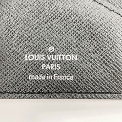 LOUIS VUITTON Louis Vuitton Portefeuille Long M32662 Billfold Taiga Black Men's F4034444