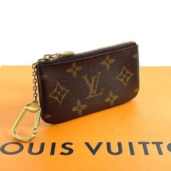 LOUIS VUITTON Louis Vuitton Pochette Cle M62650 Coin Case Monogram Canvas Brown Unisex F4034434