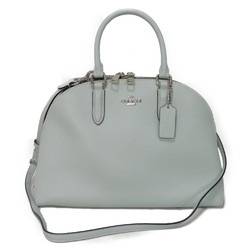 Coach COACH Handbag Quinn Satchel Pastel Shoulder Bag Metal Light Blue 30951 Women's