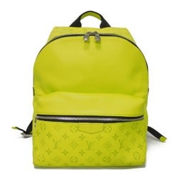 Louis Vuitton LOUIS VUITTON Rucksack Backpack Discovery PM Neon Yellow Taiga Rama Monogram Jaune M30228 Men's Bag