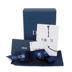 Christian Dior Dior Keychain D-Touch Grain Calf Key Ring Bag Charm Black 2ESKH347YMJ_H00N Men's