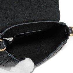 Furla Shoulder Bag Maya Pochette Chain Metal Black WE00229 Women's