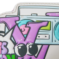 LOUIS VUITTON Keychain Porte-Cle Monogram Comics Embossed Multicolor Keyring MP3456 Men's
