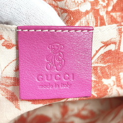 GUCCI Gucci Cherry Kids Line 410818 Handbag Raffia/Leather Beige N4044349