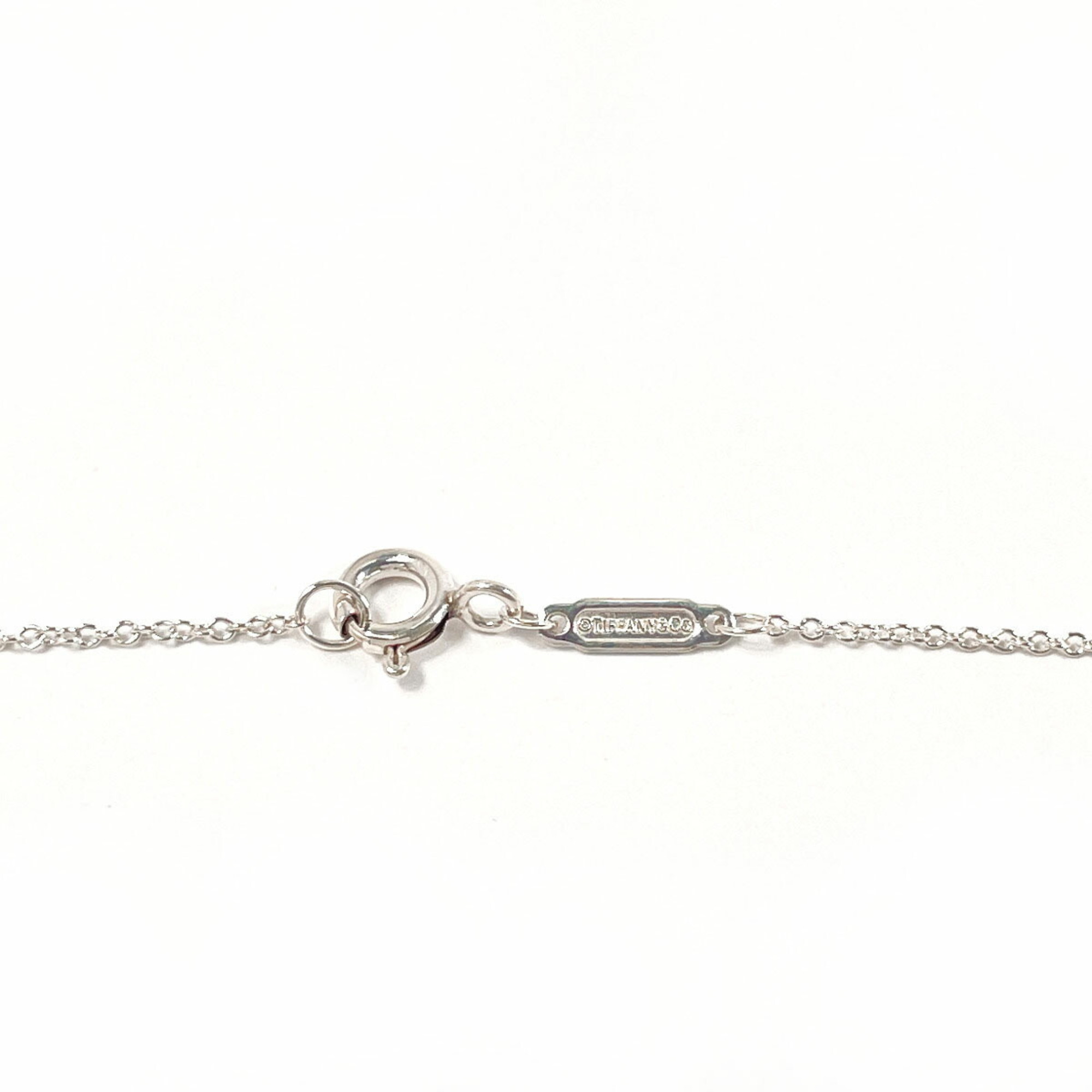 TIFFANY&Co. Tiffany Double Heart Tag 1P Diamond Return to Necklace Silver 925/Diamond Women's N3123426