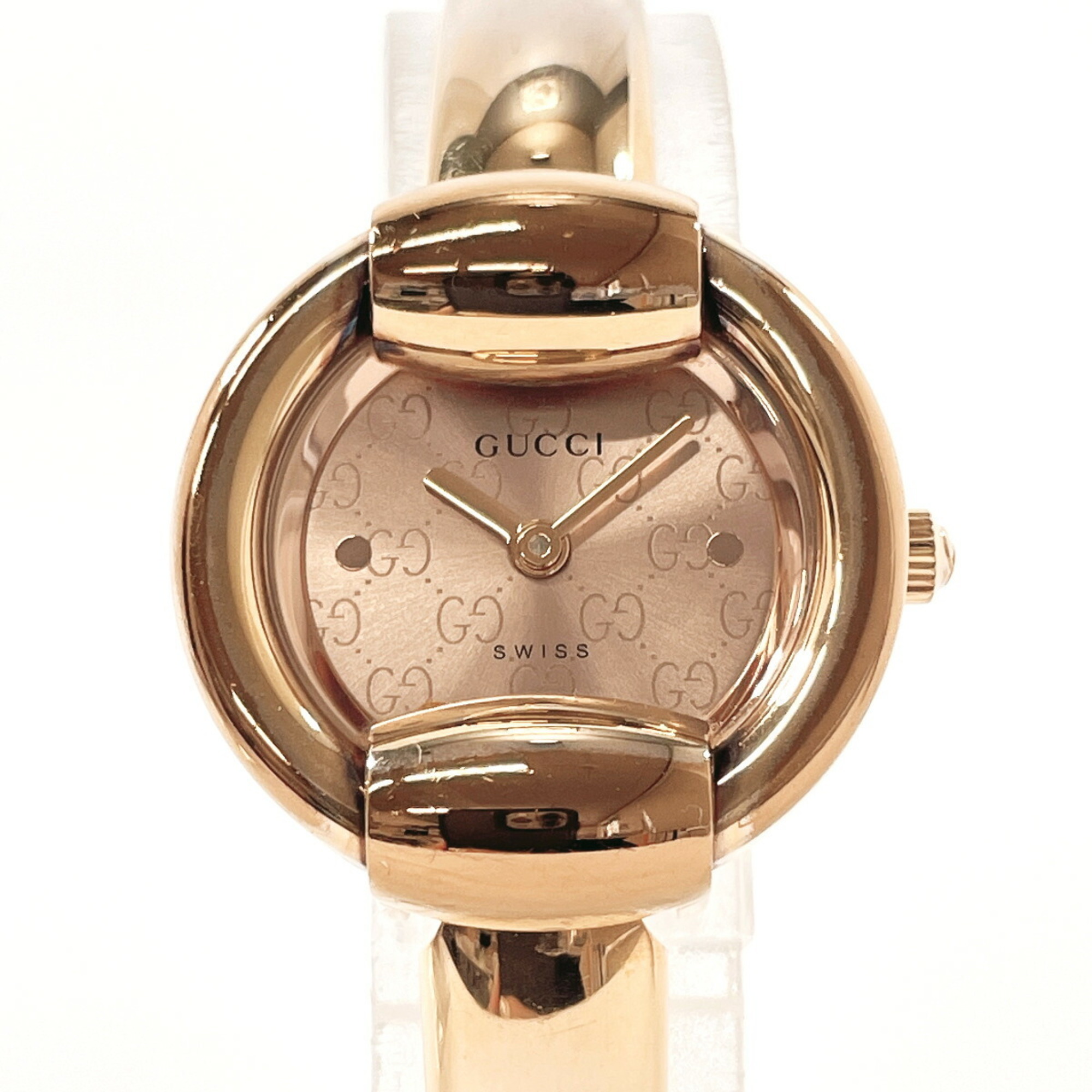 GUCCI 1400L Watch Stainless Steel/Stainless Steel Gold Quartz Dial Women's F4034265