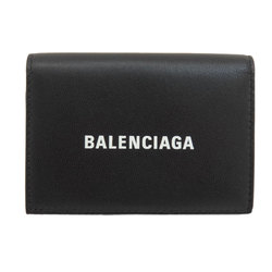 BALENCIAGA 594312 Leather Bi-fold Wallet for Women