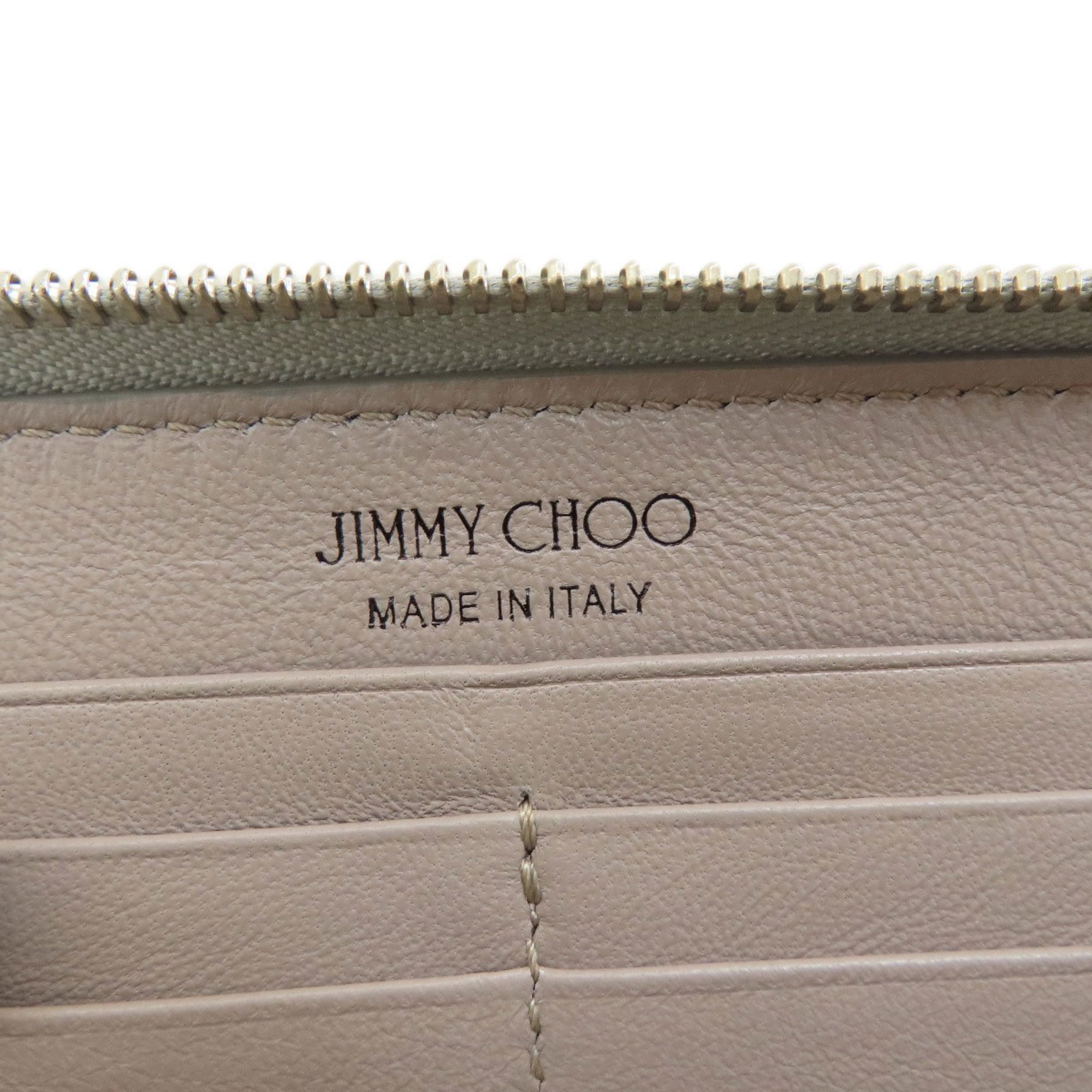 Jimmy Choo Long Wallet Leather Women's
