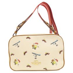 Coach C4911 Peanuts Collaboration Shoulder Bag Leather Women's COACH