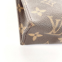 LOUIS VUITTON Louis Vuitton Poche Toilette 15 M47546 Pouch Monogram Canvas Brown Unisex F4034406