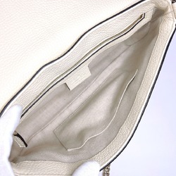 GUCCI Soho Chain Shoulder 536224 Bag Leather Ivory Women's N4044642