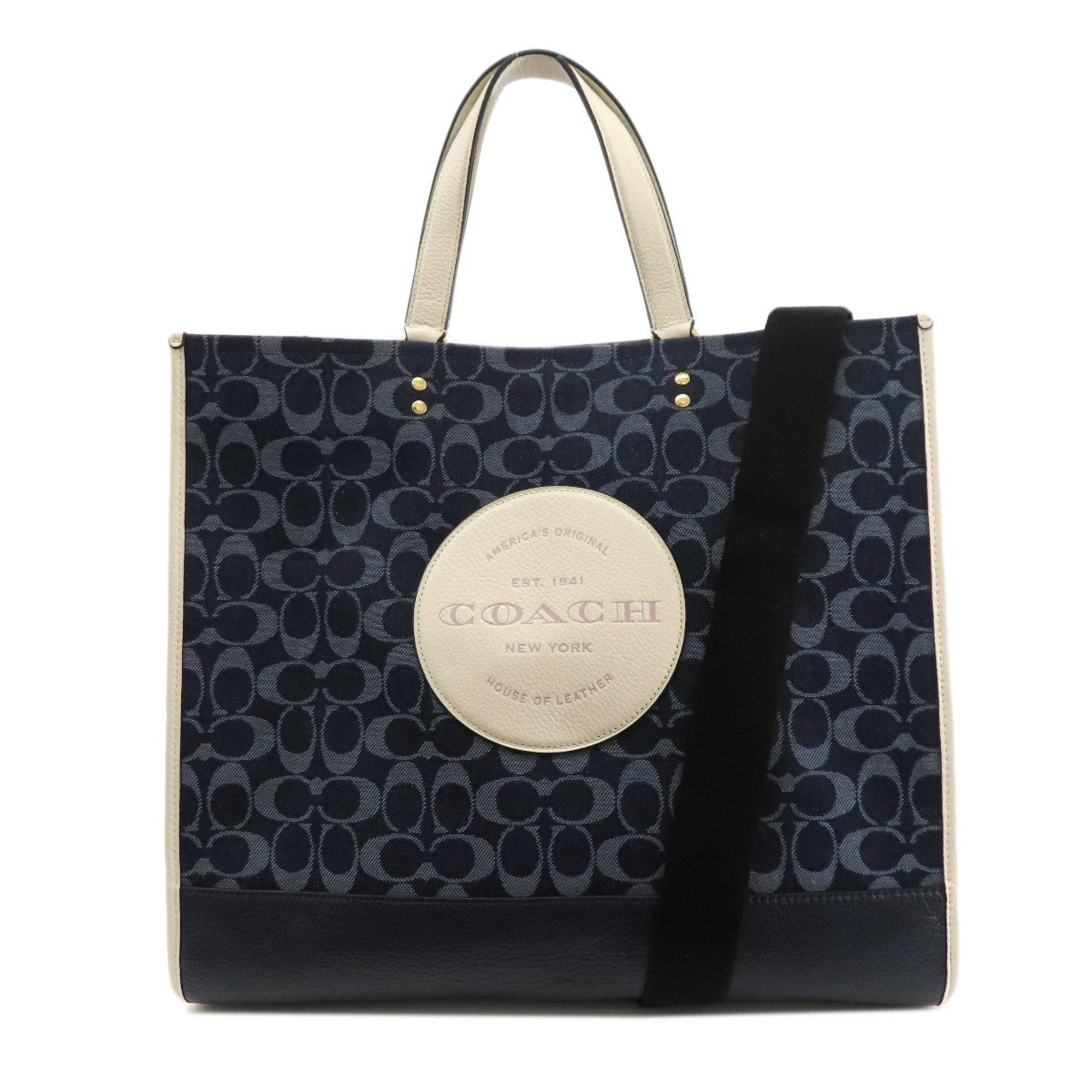 Coach C2827 Signature Tote Bag Canvas Women's COACH