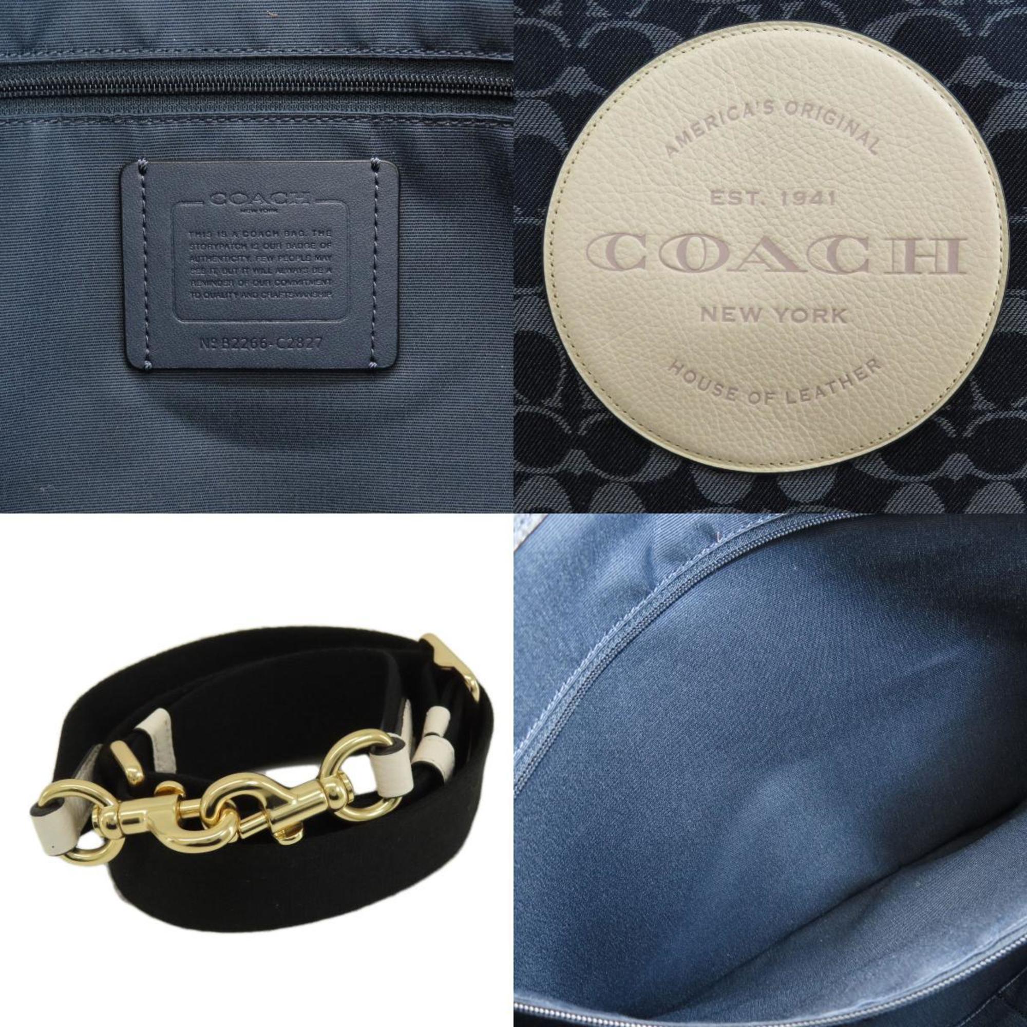 Coach C2827 Signature Tote Bag Canvas Women's COACH