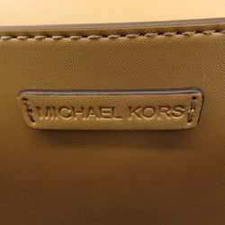 Michael Kors MK Signature Shoulder Bag Leather/Coated Canvas Women's