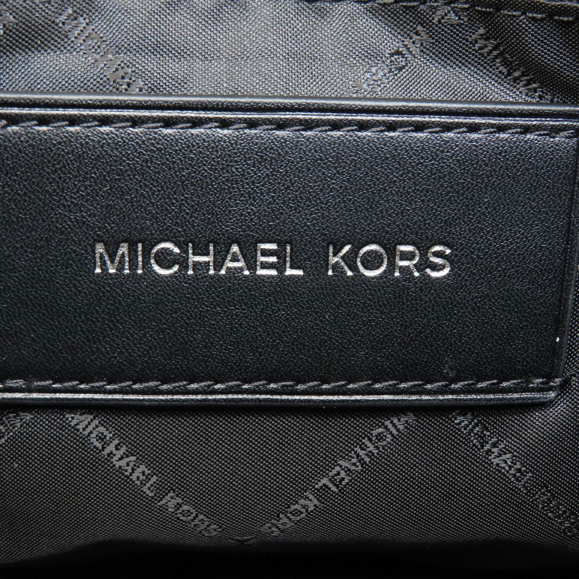 Michael Kors MK Signature Shoulder Bag Leather Women's