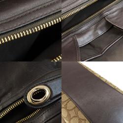 Coach 33523 Edie Signature Tote Bag Canvas/Leather Women's COACH