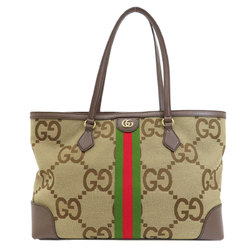 Gucci 631685 Offdia Jumbo GG Medium Tote Bag Canvas Women's GUCCI