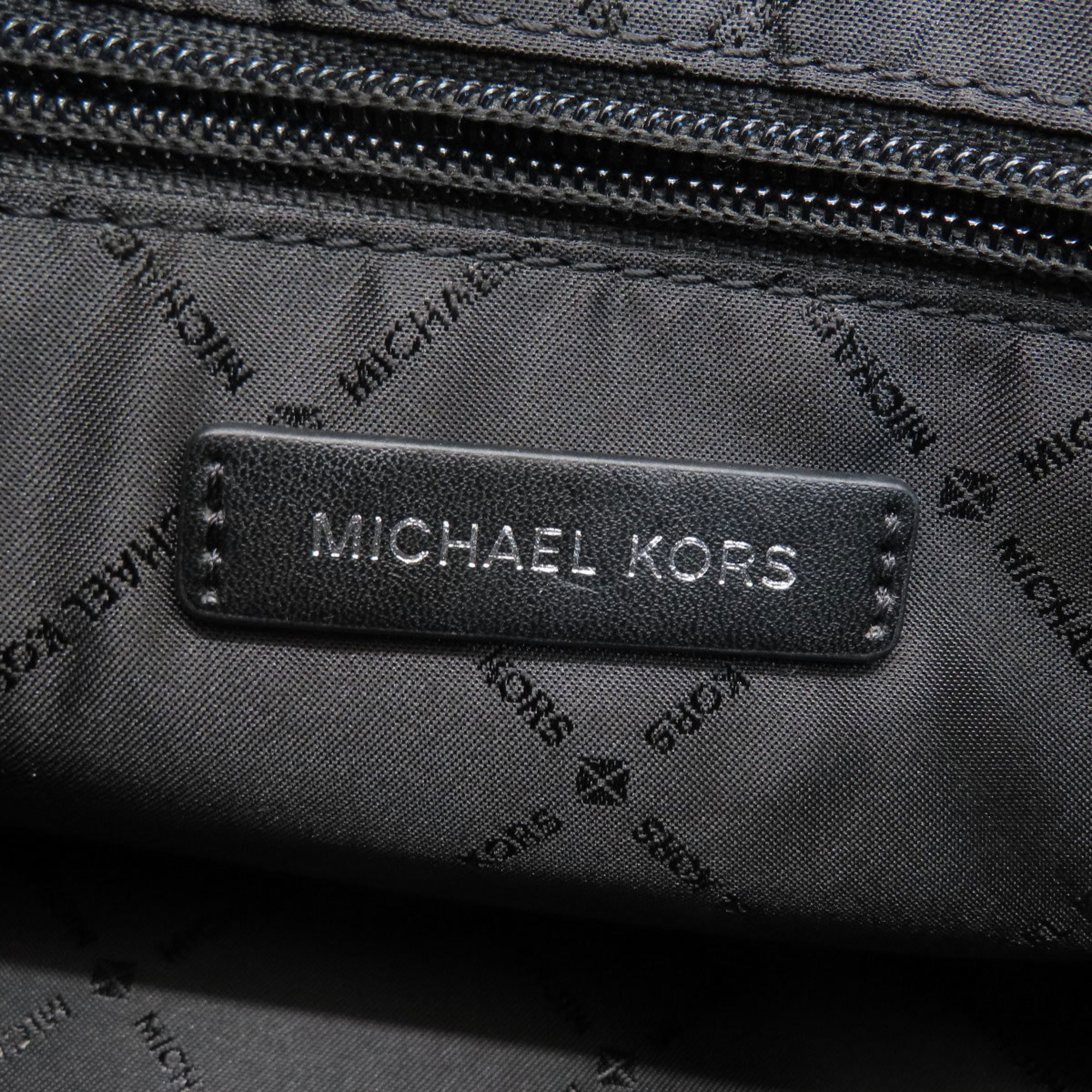 Michael Kors Chain Shoulder MK Signature Bag Leather/Coated Canvas Women's