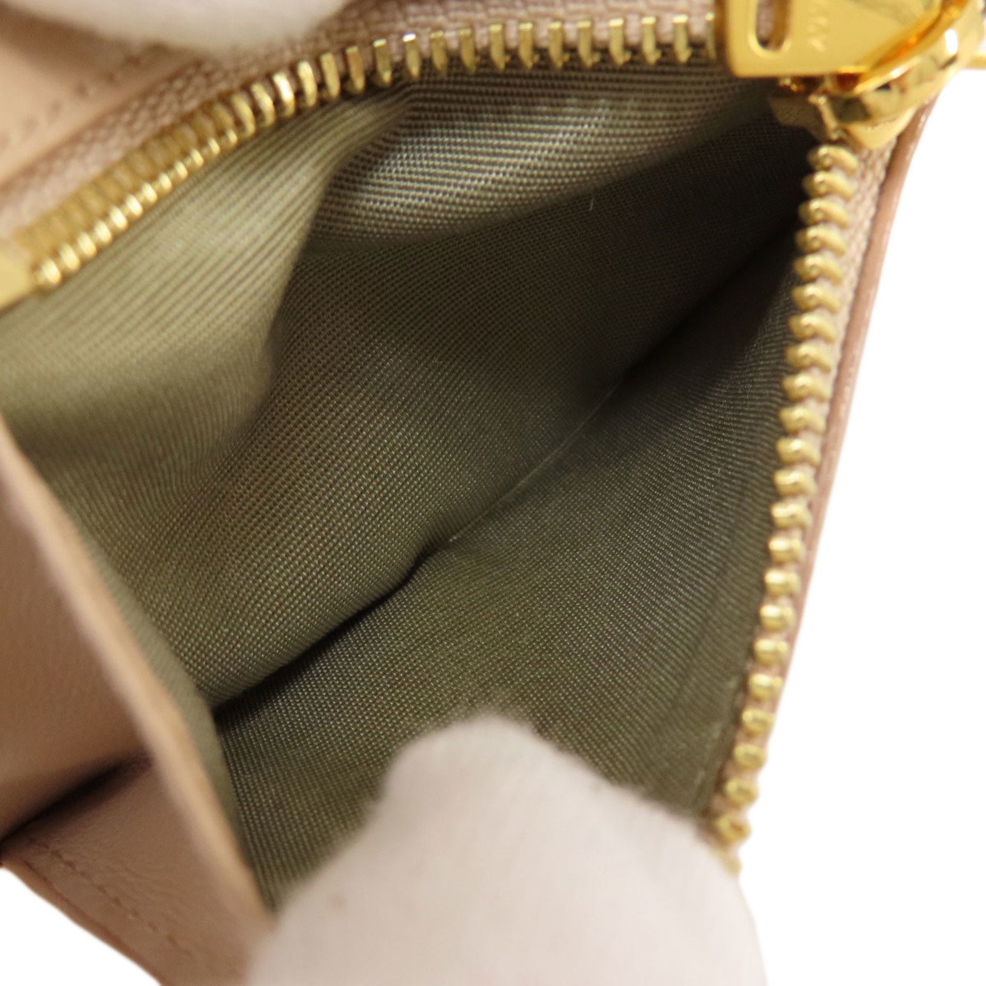 BALLY Metal fittings Compact wallet Bi-fold Leather Women's
