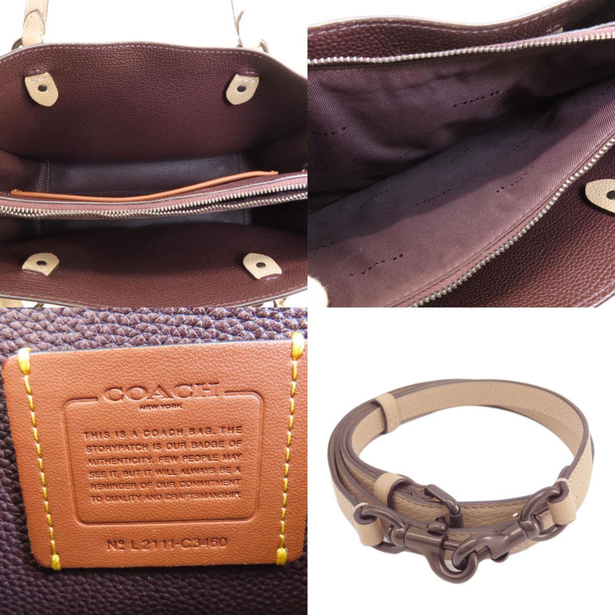 Coach C3460 Designer Handbag Leather Women's COACH