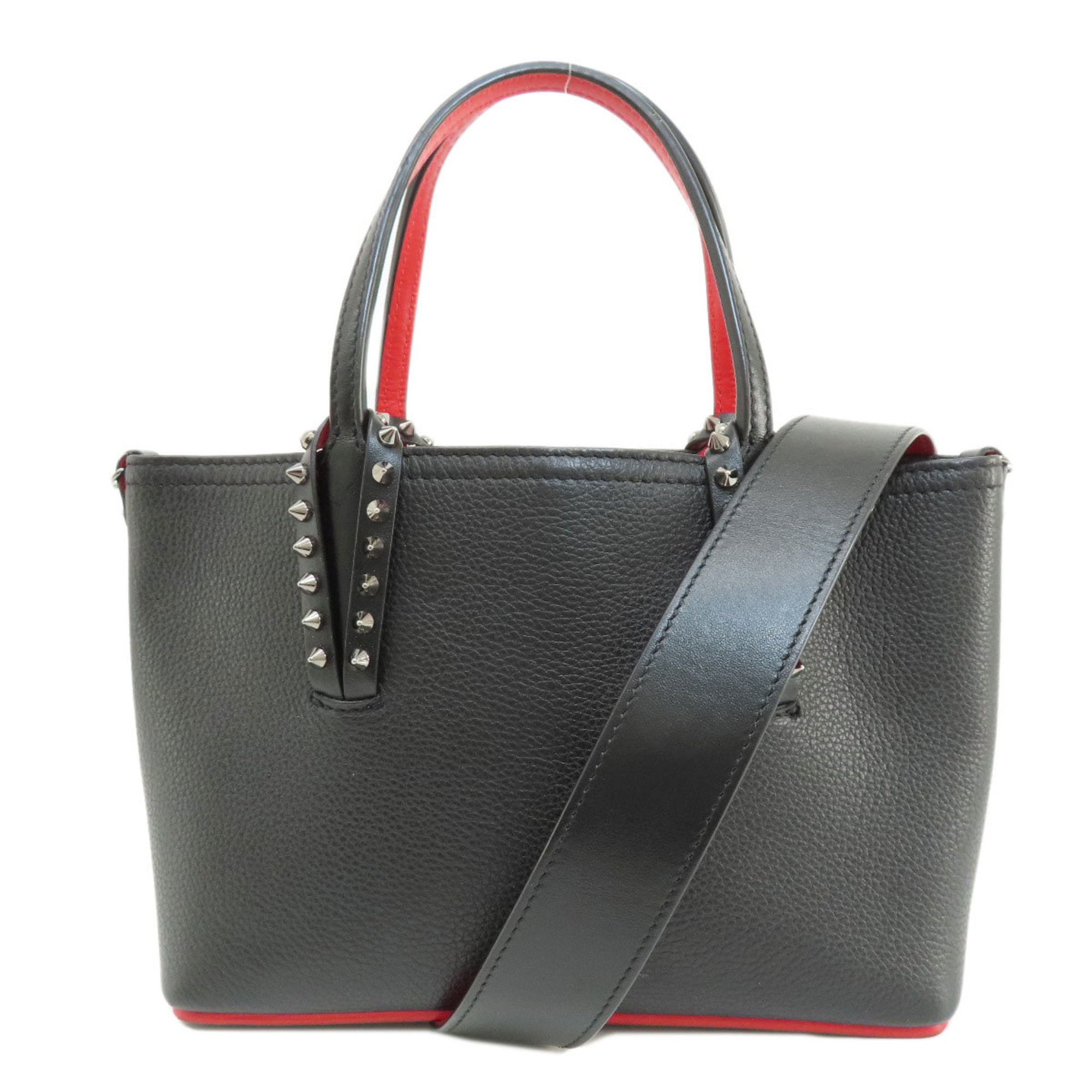 Christian Louboutin Studded Handbag Leather Women's