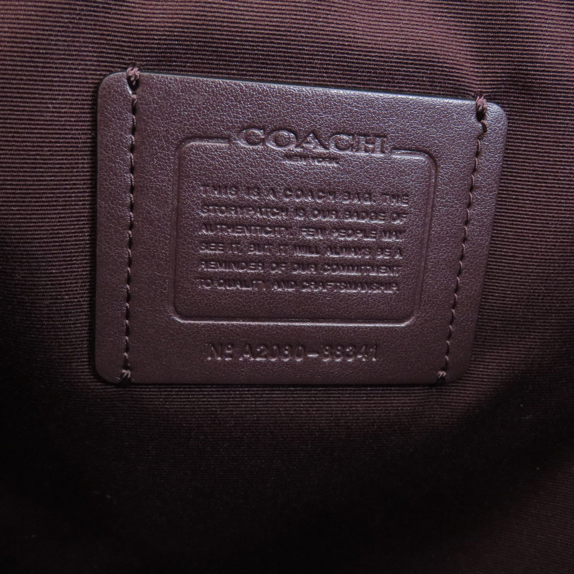 Coach 88341 Design Tote Bag Leather Women's COACH