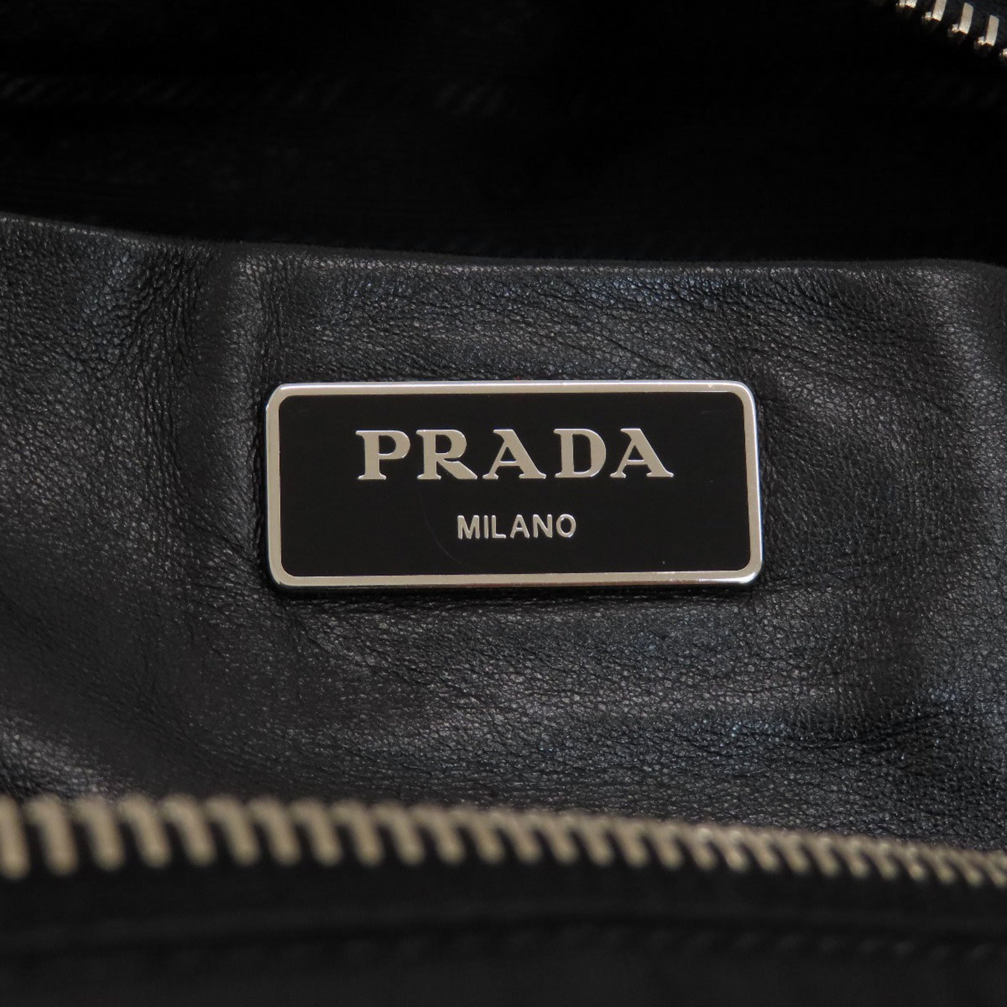 Prada 1BG028 Ribbon motif tote bag, nylon material, women's PRADA