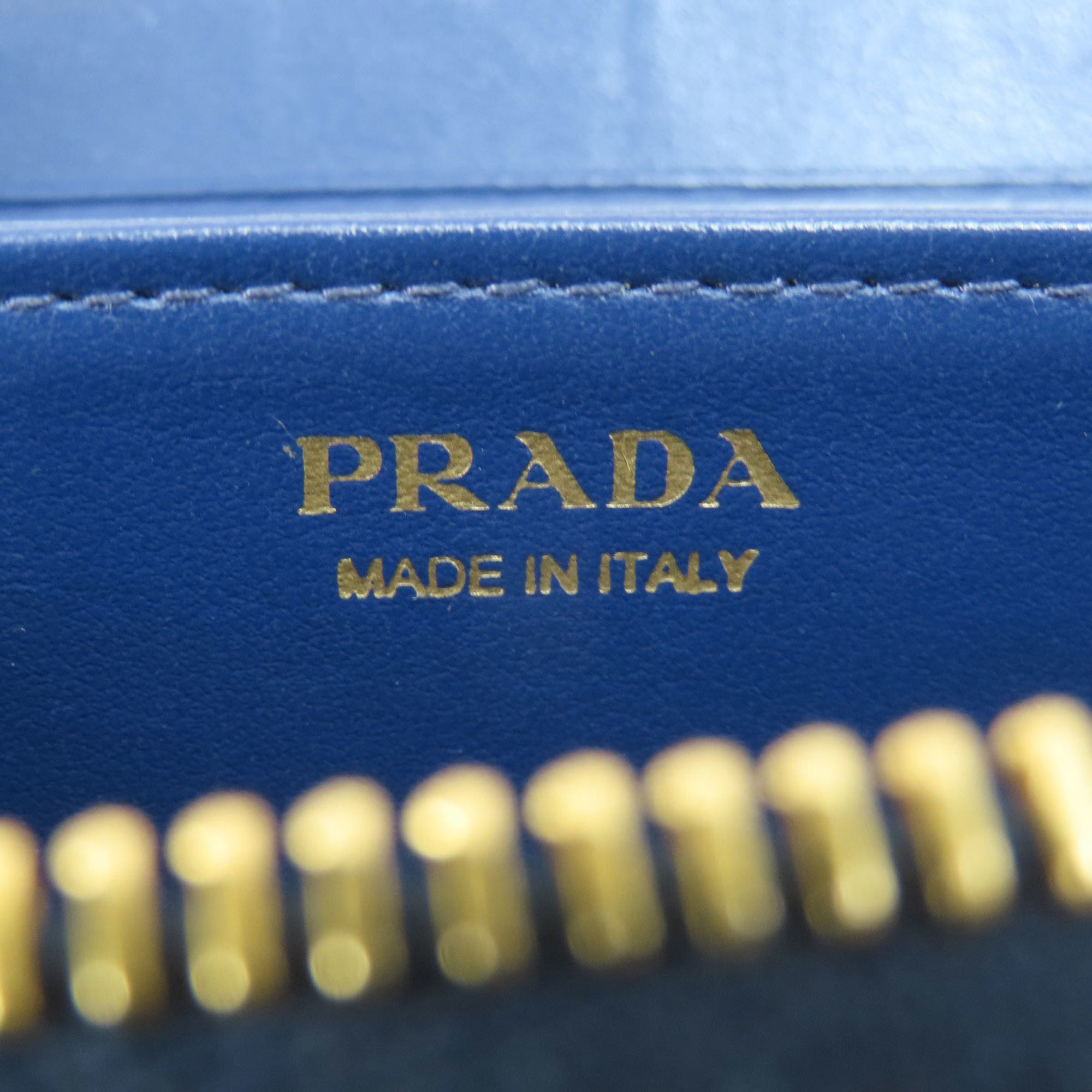 Prada Saffiano metal coin case leather women's PRADA