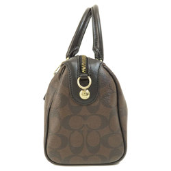 Coach F58312 Signature Handbag PVC Women's COACH