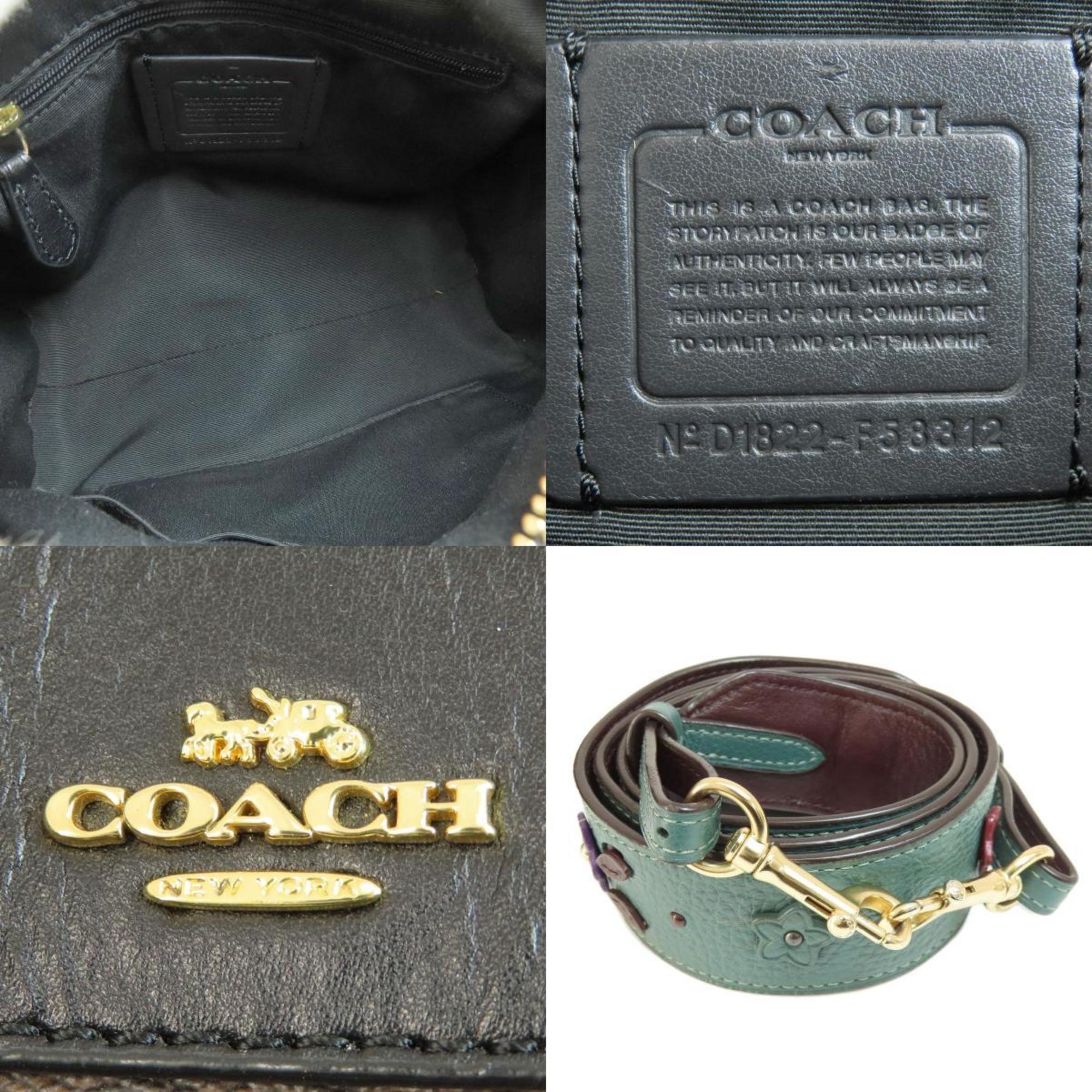 Coach F58312 Signature Handbag PVC Women's COACH