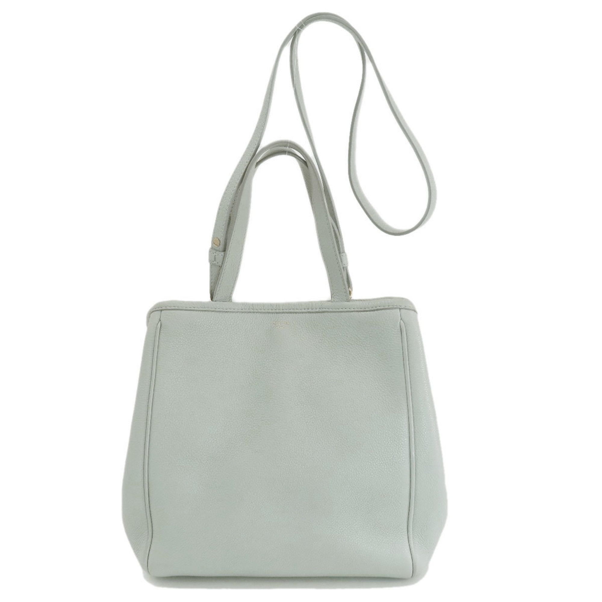CELINE Small Fold Cabas Handbag Leather Women's