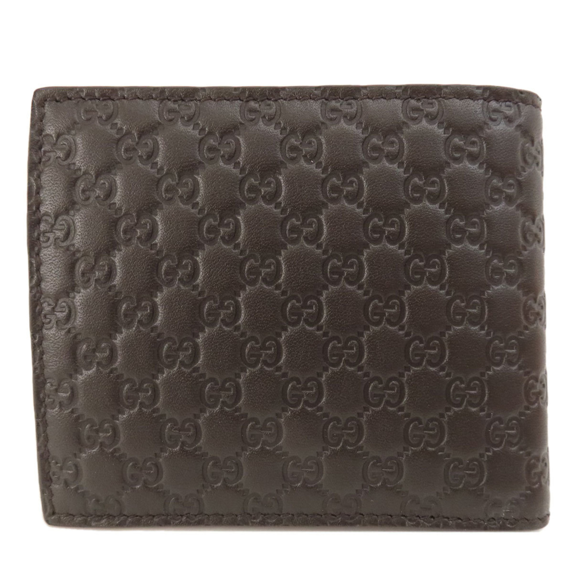 Gucci 544472 Micro Guccissima Outlet Bi-fold Wallet Leather Women's GUCCI