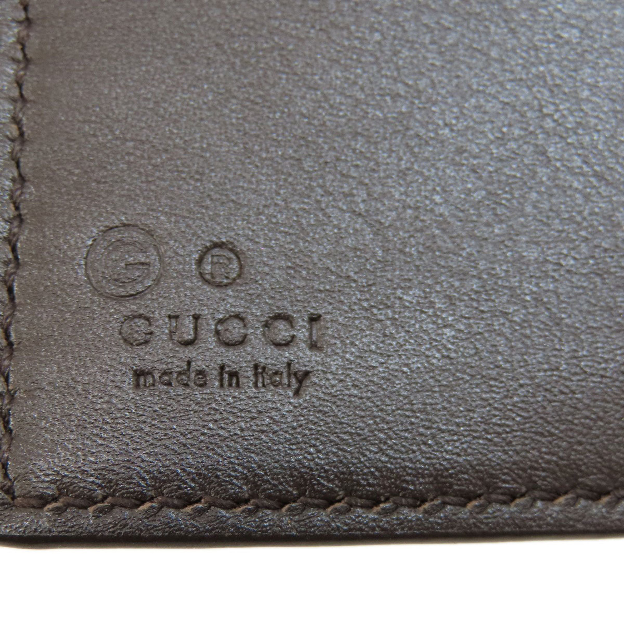 Gucci 544472 Micro Guccissima Outlet Bi-fold Wallet Leather Women's GUCCI