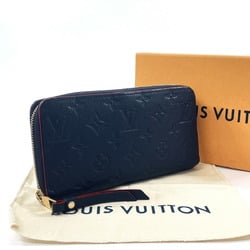 LOUIS VUITTON Louis Vuitton Zippy Wallet M62121 Long Monogram Empreinte Navy Unisex N4034247