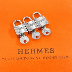 HERMES 3-piece Padlock Metal Silver Unisex F4013953