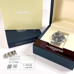 LONGINES HydroConquest L3.781.4 Watch Stainless Steel/Stainless Steel Silver Automatic Grey Dial Men's F3123507