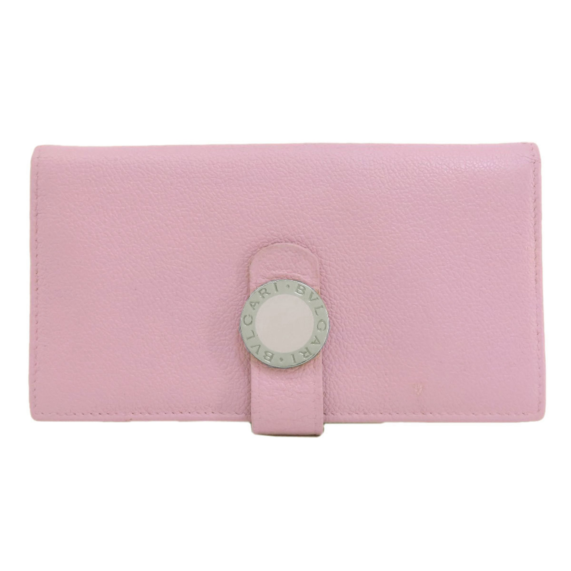 BVLGARI Long Wallet Leather Women's