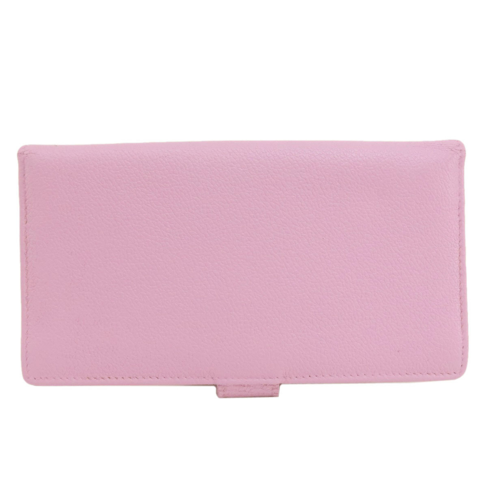 BVLGARI Long Wallet Leather Women's