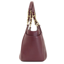 Salvatore Ferragamo Chain Bag Tote Leather Women's