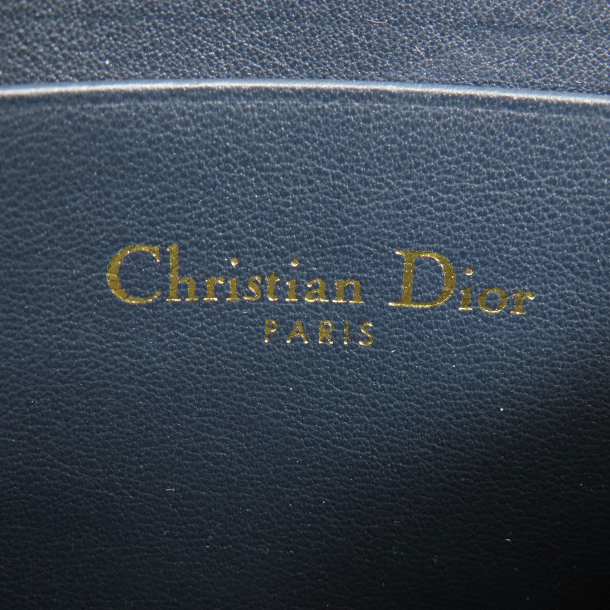 Christian Dior Trotter Pattern Bi-fold Wallet Canvas Women's CHRISTIAN DIOR