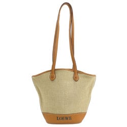 LOEWE Tote Bag Canvas/Leather Women's